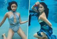 Alia Bhatt Underwater Photoshoot for Vogue