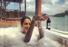 Surekha Vani Bathing In Bathtub Photo