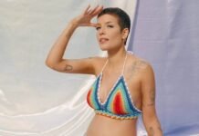 Halsey pregnancy announcement flaunts her baby bump in topless snaps