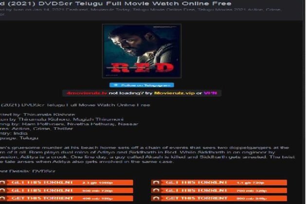 RED Full Movie Online Leaked for Download on Movierulz, TamilRockers