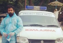 Arjun gowda turns ambulance driver to help needy during covid 19 crisis