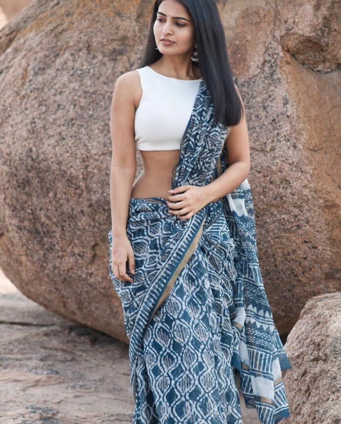 Ananya Nagalla Looks Captivating in Saree [Photos] 2021