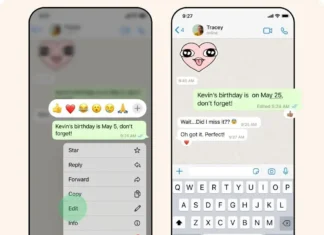 How to edit whatsapp messages on ios and android