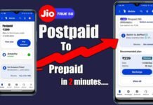 How to convert jio postpaid to prepaid online